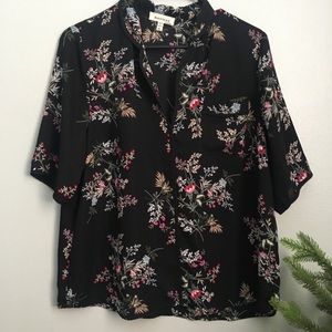 Monteau flower blouse